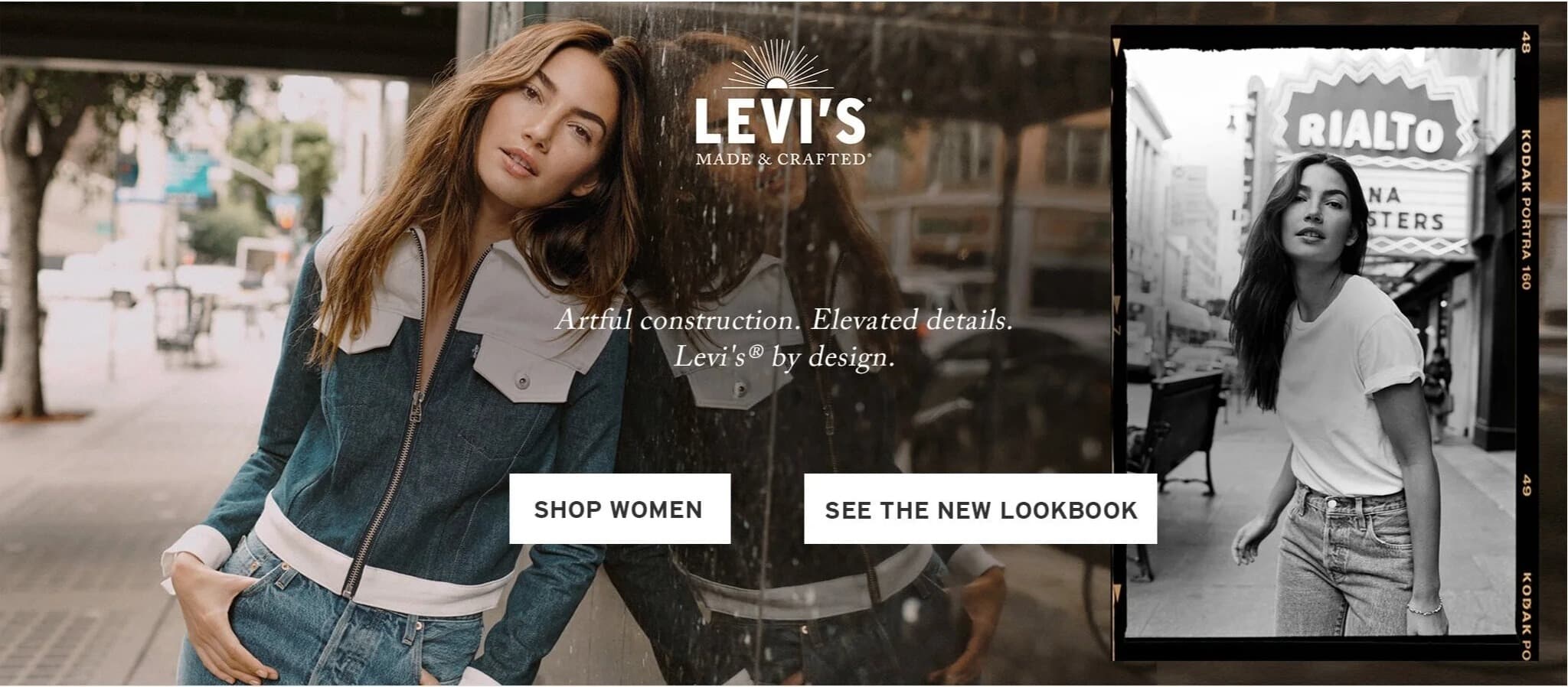 LMC campaign website — Artful construction, elevated denim
