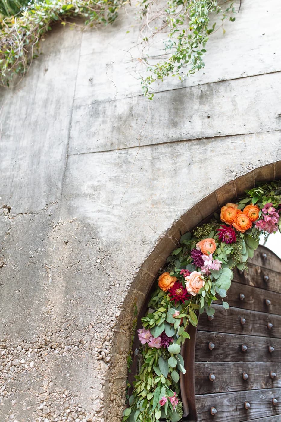 UrbanStems Tropical Braid Bar — wide shot of the full SXSW installation with attendees